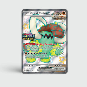 Great Tusk ex - Paldean Fates Stamp